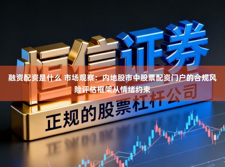 融资配资是什么 市场观察：内地股市中股票配资门户的合规风险评估框架从情绪约束